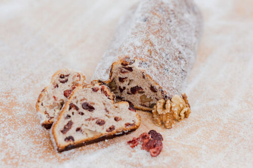 600g Urgetreide-Cranberry-Walnuss-Stollen